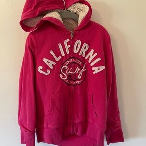Fleece lined hoodie